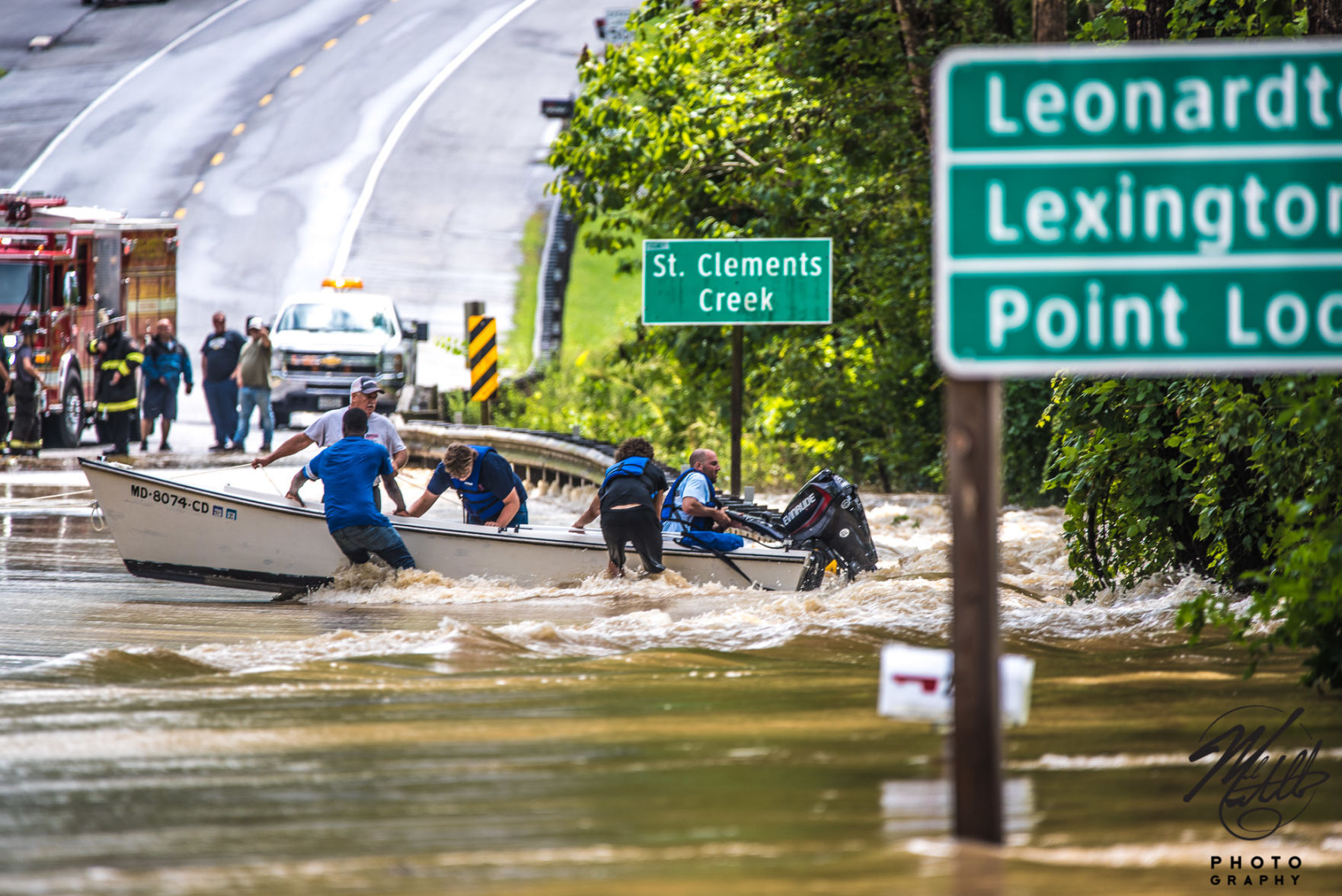 Flooding in Chaptico